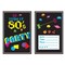 80&#x27;s Invitations (Pack of 12)